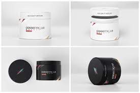 Download Cosmetic Jar Box Mockup In Packaging Mockups On Yellow Images Creative Store