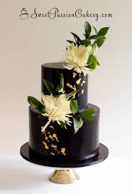 2/50 a perfect cake for a little girl's party by. Black Gold Leaf Cake Sweet Passion Cakery