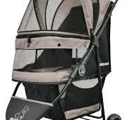 ROODO Escort 3 Wheel Dog Cat Pet Stroller for Small/Medium Dogs Cats Best  Lightweight Foldable Portable Compact Jogger All Terrain Travel Pet Gear ...