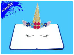 What is a printable greeting card? Easy Print And Cut Pop Up Unicorn Card Minor Diy