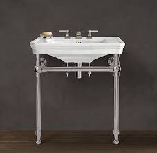 Park Rounded Metal Console Sink Console Sink Small Bathroom Sinks Metal Console Accent your living room with a coffee, console, sofa or end table.