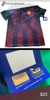 Nwt Fcb Barcelona Soccer Shirt Large Nwt Soccer Shirts Shirts Clothes Design