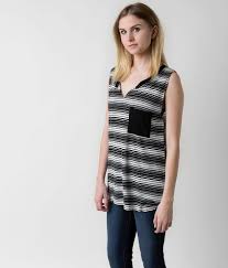 Black And White Striped Tank Top Women S Knot Sisters Striped Tank Top Women S Striped Tank Top Striped Tank Tank Tops