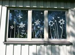 Blumenfenster Fenstertattoo Fensterfarbe Fenster Kunst