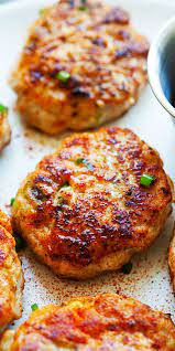Juicy Chicken Patties Chicken Burgers Recipe Chicken Patty Recipes Ground Chicken Recipes