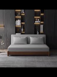 Grey Living Room Sofa Transitional Bed Video In 2021 Sofa Bed For Small Spaces Beds For Small Spaces Comfortable Sofa Bed