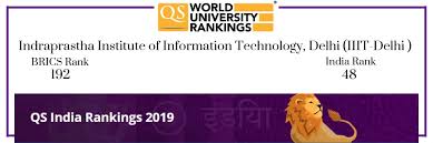 Check spelling or type a new query. Qs Ranking 2019 Iiit Delhi