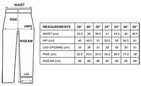 pants size conversion charts size guide for men women