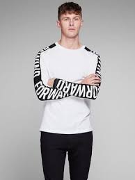 Black And White Full Sleeve T Shirt Side Stripe T Shirt Long Sleeve Tshirt Men Tshirt Design Men Mens Tshirts