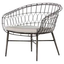 Albin Rounded Iron Outdoor Lounge Chair In 2020 Lounge Chair Outdoor Outdoor Furniture Chairs Rattan Outdoor Chairs