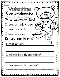 1st Grade English Worksheets Best Coloring Pages For Kids Reading Comprehension Worksheets Reading Worksheets Valentine Worksheets