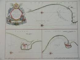 Details About Old Copy Of Map Marine Chart Of Burlington Bay Scarborough Hartlepool 1700s