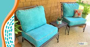 Make outdoor cushions for your outdoor furniture, or to sit on the ground or deck for lounging. How To Make Cushion Covers For Outdoor Furniture The Ruffled Purse