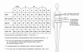 Nicole Miller Size Guide