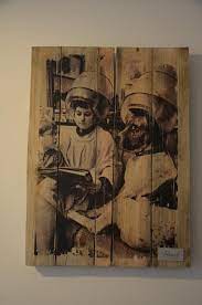 Paint the wood with mod podge, place the color copy down on it, and let it dry. Diy Pallet Vintage Picture Wall Art 99 Pallets Picture On Wood Photo Transfer To Wood Photo On Wood