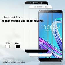 Zb602kl Full Tempered Glass For Asus Zenfone Max Pro M1 Zb602kl X00td Full Coverage Screen Protector Prote Asus Zenfone Phone Screen Protector Screen Protector