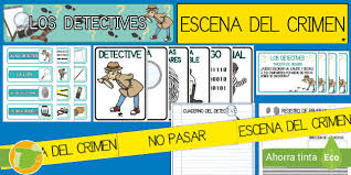 Las imágenes de oficios profesionales para colorear e imprimir con los niños. Juego De Rol Los Detectives Teacher Made