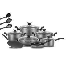 The affordable homegrown brand has been manufacturing great quality cookware since 1960. King Chef Non Stick Cookware Set 15 Pcs Grey Black Buy Online At Best Prices In Pakistan Daraz Pk