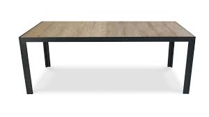 table jardin aluminium et ceramique oviala table de jardin mobilier de jardin design design de salle de bain