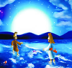 He was walking on the water just like jesus was. Jesus Walks On Water Religiaodedeus Org