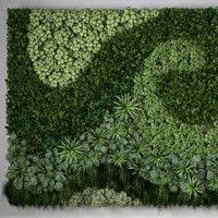 3d Vertical Garden 3 Modules Vertical Garden 3d Model Vertical