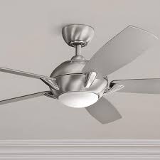 Kichler 300117bss, canfield brushed stainless steel energy star 52 ceiling fan amazon. 54 Kichler Geno Brushed Stainless Steel Led Ceiling Fan 16p15 Lamps Plus