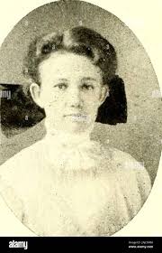 The Chatterbox . Flossie IIaseltixe Steele, jioxroe, x. c. Tears, idle  tears, I know not what they mean.. Virginia Dora Pittman, grifton, n. c.  Forsooth, a great arithmetician Stock Photo