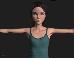 Sage Girl 3d Model Rigged Ready For Animation 3d Model 3d Model Model Girl