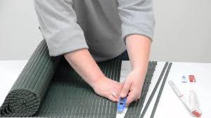 Pvc Sichtschutzmatte Balkon Windschutz Sichtschutz Gartenzaun Anleitung Youtube