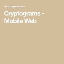 Editors of consumer guide jigsaw puzzles are al. Cryptograms Mobile Web Free Puzzles Free Puzzle Games Mobile Web