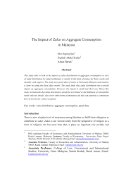 Wilayah persekutuan kuala lumpur) and colloquially referred to as kl, is a federal territory and the capital city of malaysia. The Impact Of Zakat On Aggregate Consumption In Malaysia