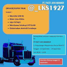 Cari lowongan kerja sopir untuk karir dan pekerjaan anda. Loker Driver Truk Guda Truk Cari Lowongan Driver Terbaru Di Indonesia Olx Co Id