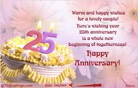 25th wedding anniversary wishes in hindi … duniya jise neend kehti hai, jane woh kya cheez hoti hai, aankhe to. 25th Anniversary Quotes For Friend Quotesgram