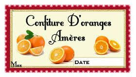 Oranges Ameres En 2021 Etiquettes De Pot De Confiture Confiture Etiquette Confiture