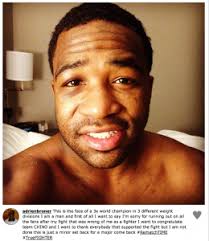 Adrien received the nickname the problem from his parents, who struggled to keep their son's behavior in check. Adrien Broner Drops Apology Selfie Photo Jocks And Stiletto Jill