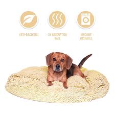 My Doggy Place Ultra Absorbent Soft Comfort Microfiber Chenille Dog Bed Cushion Mat Durable Quick Drying Washable Dog Bed Dog Bed Cushion Comfy Dog Bed