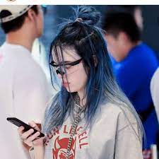 Billie Eilish Billie Billie Eilish Blue Hair