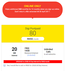 Renew, new registration, mnp convert service. Digi Offers 20gb All Day Internet For Just Rm5 Month For Postpaid 80 Zing Gadget