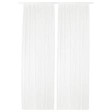 Teresia ستائر رقيقة 1 زوج أبيض 145x300 سم Ikea