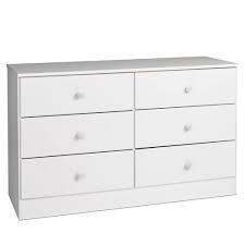 Product title liberty furniture rustic traditions ii 5 drawer ches. Astrid White 6 Drawer Dresser W Acrylic Knobs By Prepac