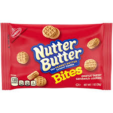 Ultra smooth peanut butter fudge filled with nutter butter cookies. Nutter Butter Bites Peanut Butter Sandwich Cookies Snack Pack 1 Oz Instacart