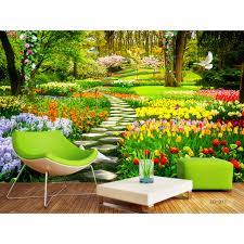 Maybe you would like to learn more about one of these? Wallpaper Taman Bunga 3d Wallpaper Pemandangan Alam Shopee Indonesia