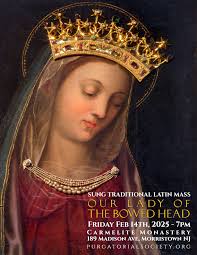 Men Honoring Our Lady at Traditional Mass