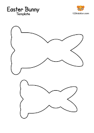 This bunny feet template is a black and white line drawing theres no color. Creative Diy Easter Crafts 123 Kids Fun Apps