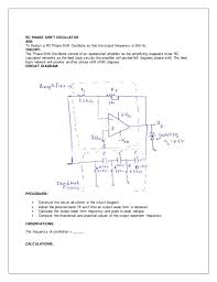 The output is clipped because the circuit has nothing to prevent the transistor from going into saturation. Rc Phase Shift Oscillator