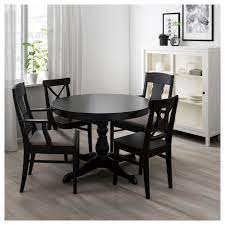 Maybe you would like to learn more about one of these? Ingatorp Ingolf Table And 4 Chairs Black Nolhaga Gray Beige Ikea Black Round Dining Table Black Kitchen Table Dining Table