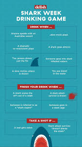 Pin By Christina Glover On Drinking Games Shark Week Drinks Drinking Games Shark Week