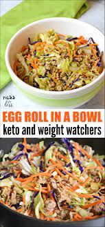 Learn how to make egg roll bowls & see the smartpoints value of this great recipe. Keto Egg Roll In A Bowl Mess For Less