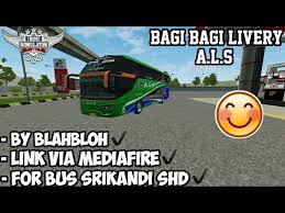 Download livery bus simulator npm livery bus. Bagi Bagi Livery A L S Srikandi Shd Youtube