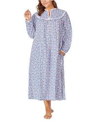 Plus Size Cotton Flannel Nightgown